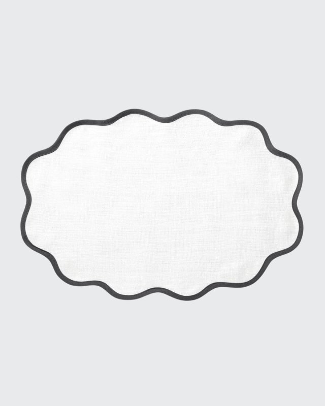 Casual Couture Scallop Placemats, Set of 4